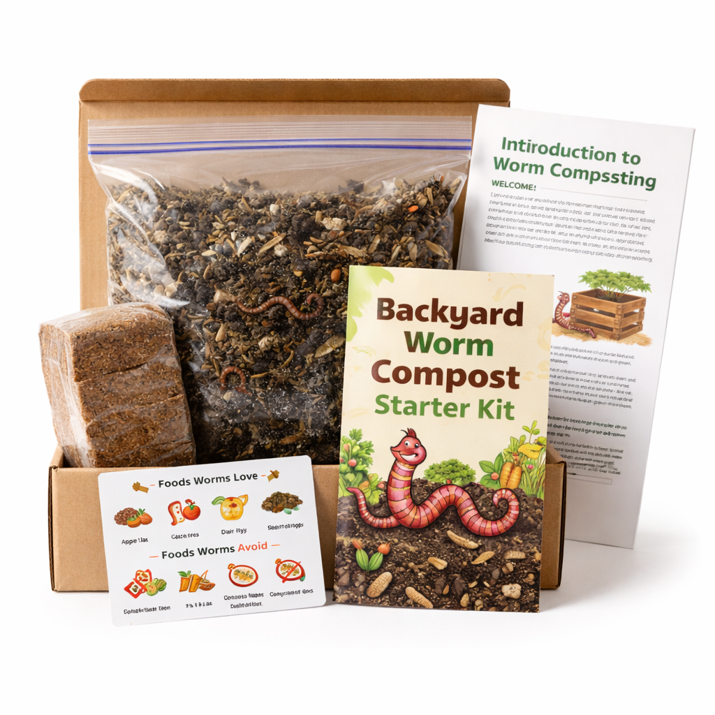 Backyard Worm Compost Starter Kit