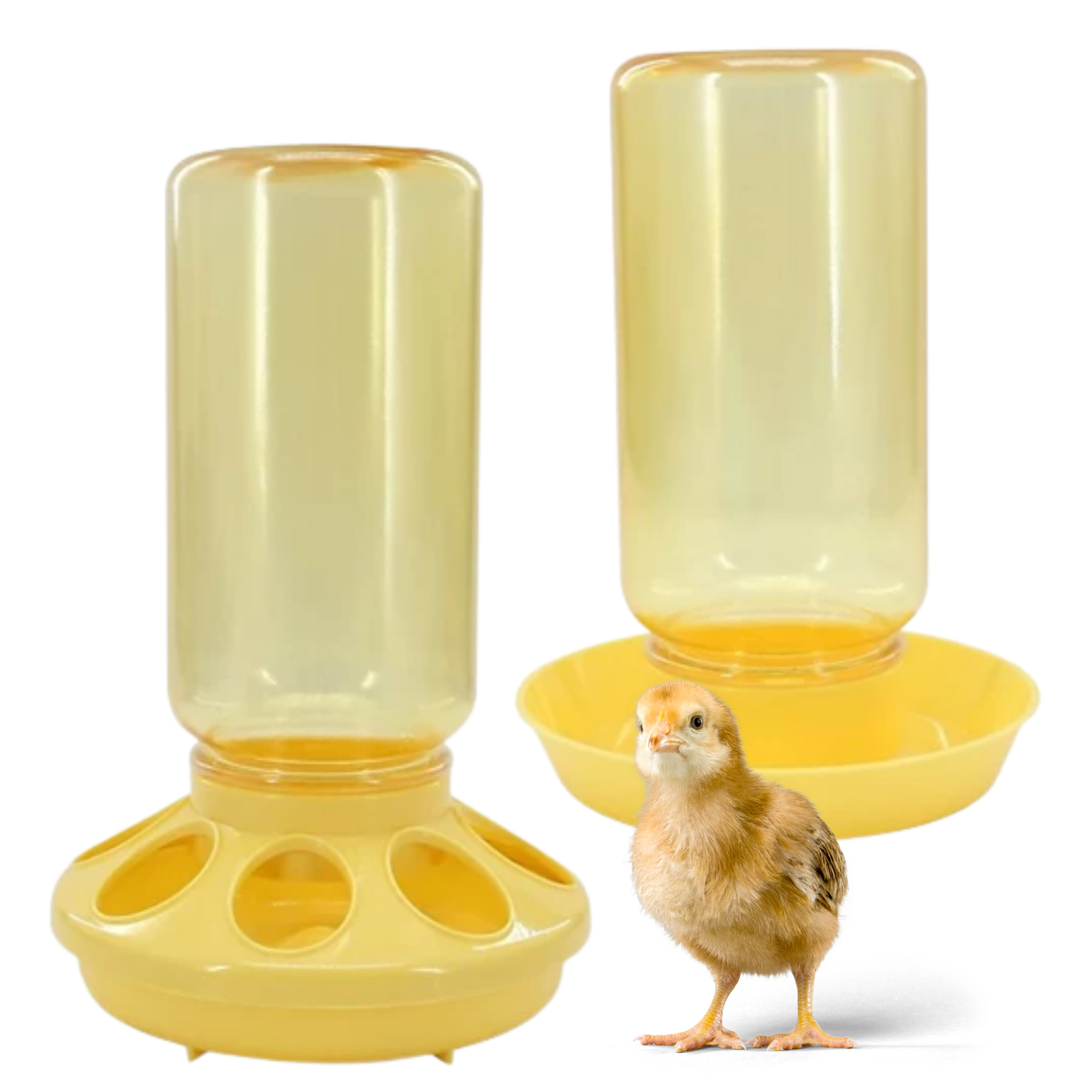 Feeder/Waterer Combo - Yellow